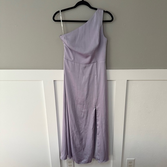 NWT Birdy Grey Kira Satin Dress in Dusty Lilac - Picture 3 of 7